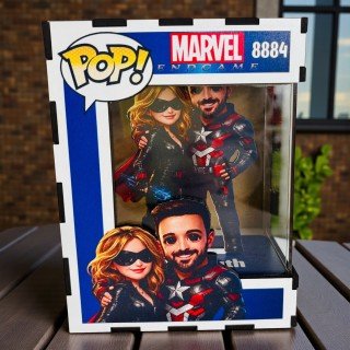 FUNKO DE MADERA SÚPER HÉROES