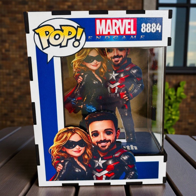 FUNKO DE MADERA SÚPER HÉROES