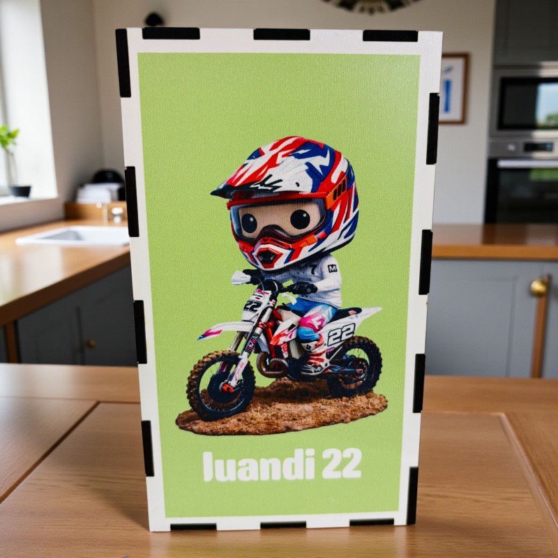 FUNKO DE MADERA MOTOS