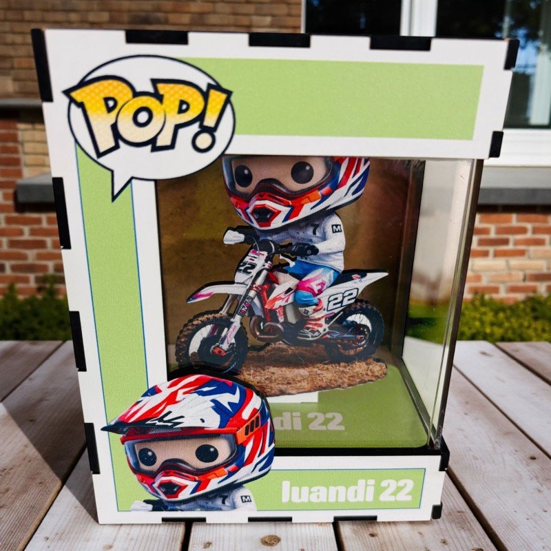 FUNKO DE MADERA MOTOS