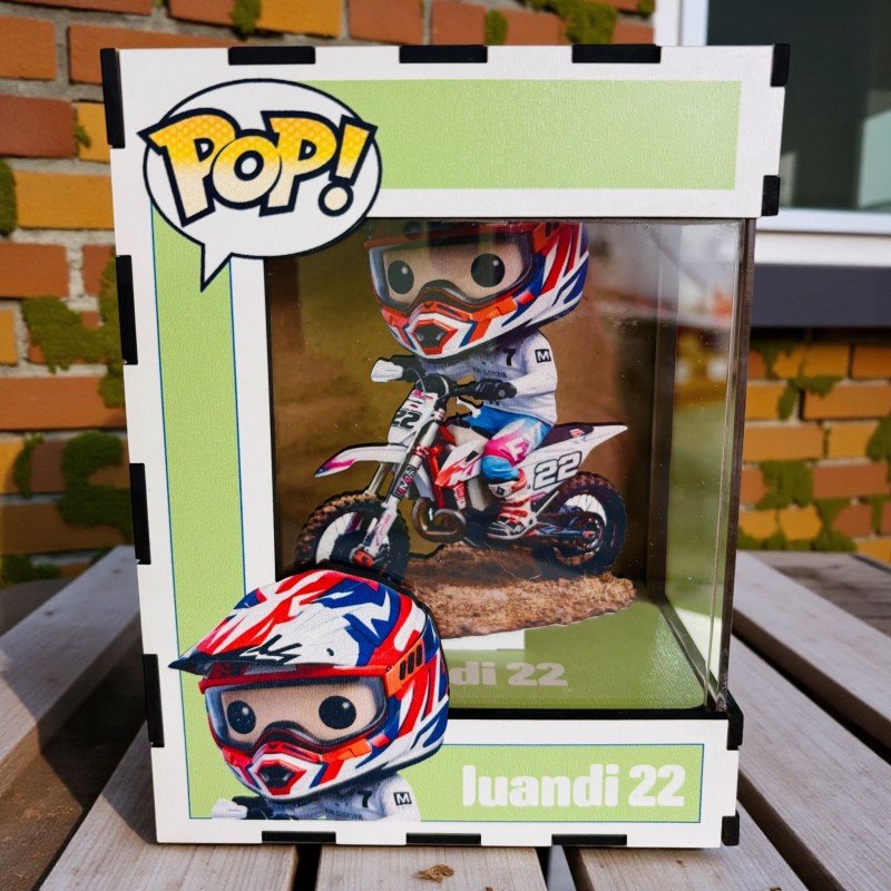 FUNKO DE MADERA MOTOS