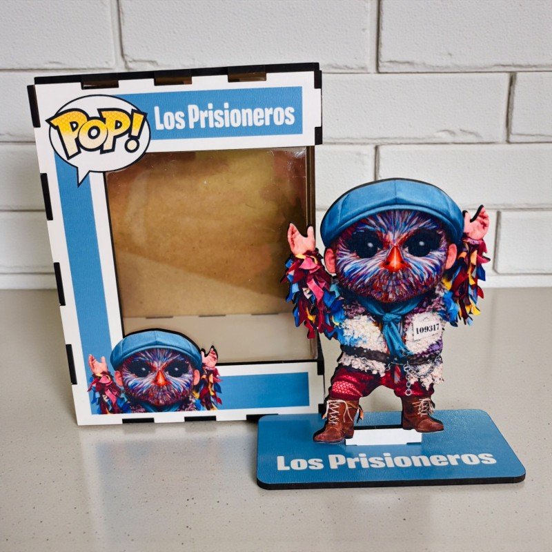 FUNKO DE MADERA PERSONALIZADO CARNAVAL