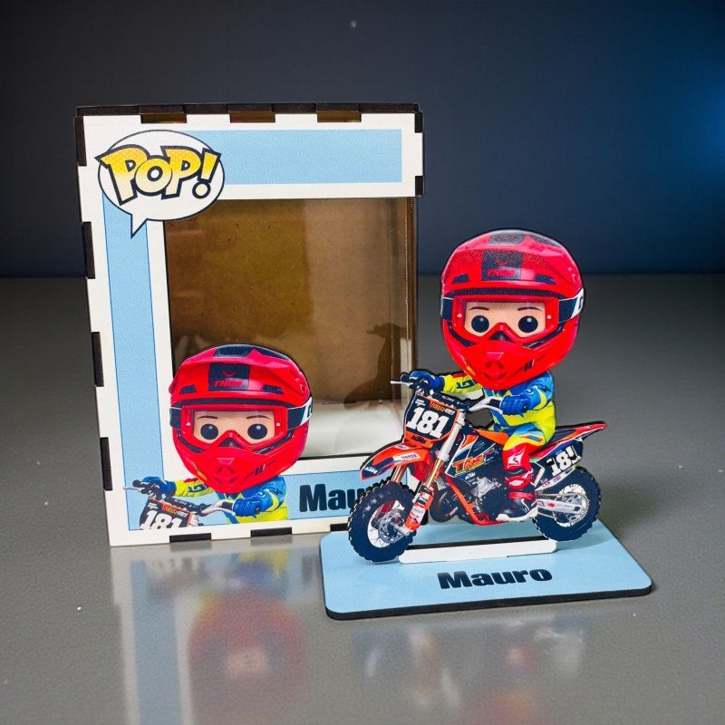 FUNKO DE MADERA MOTOS