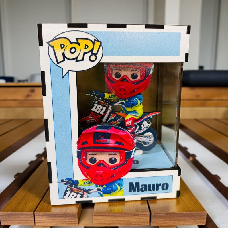 FUNKO DE MADERA MOTOS
