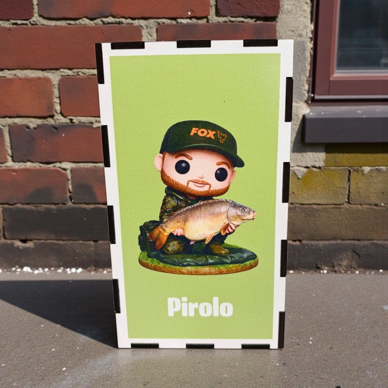 FUNKO DE MADERA PESCA