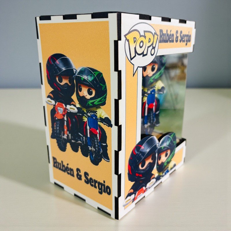 FUNKO DE MADERA MOTOS