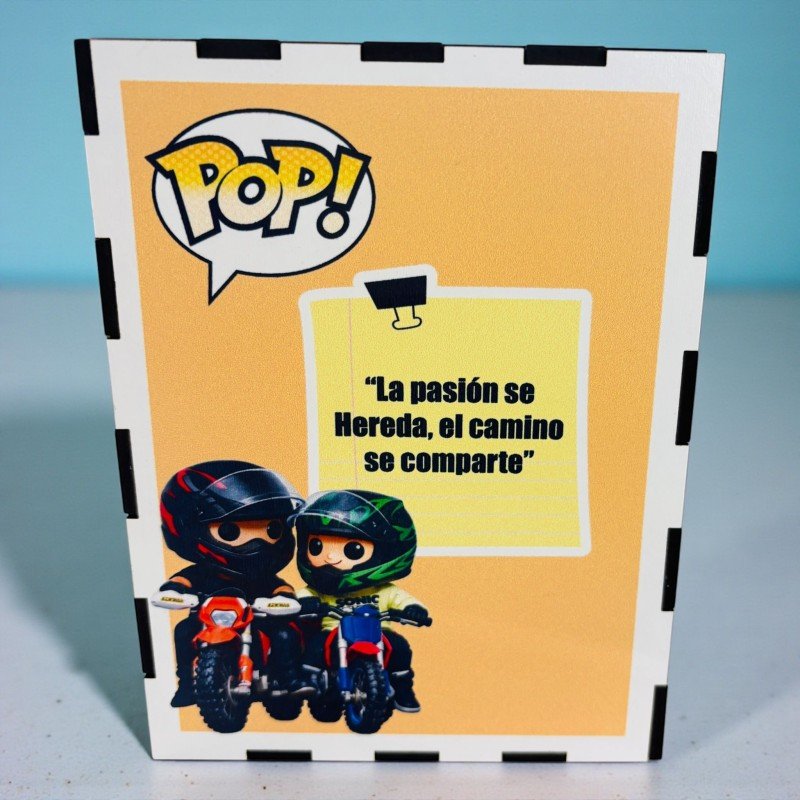 FUNKO DE MADERA MOTOS