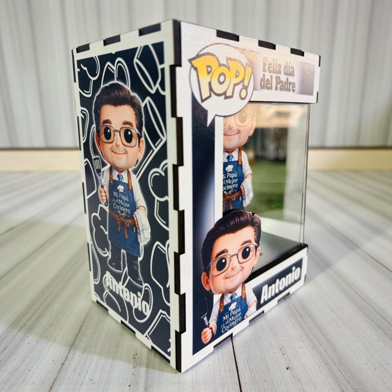 FUNKO DE MADERA EDICIÓN PAPÁ COCINERO