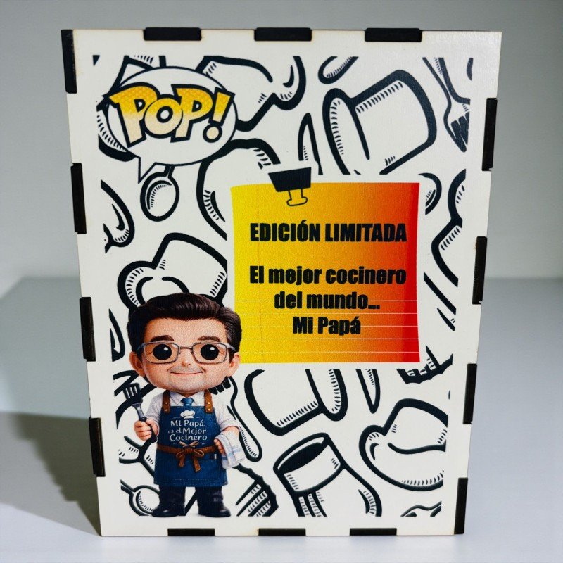 FUNKO DE MADERA EDICIÓN PAPÁ COCINERO