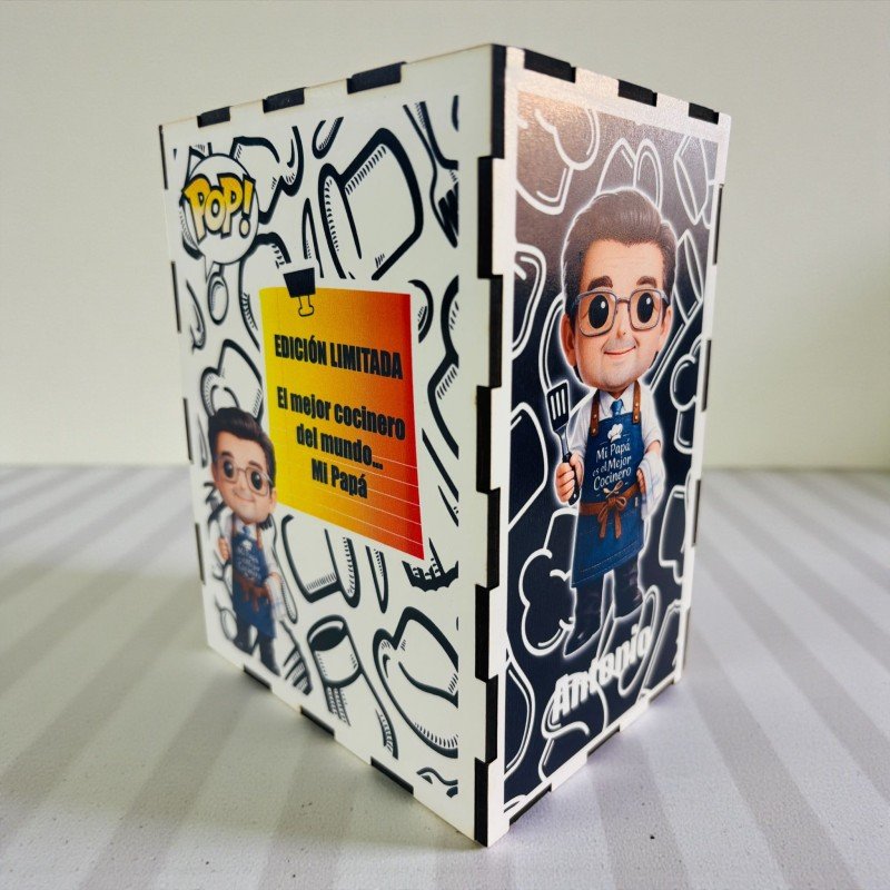 FUNKO DE MADERA EDICIÓN PAPÁ COCINERO
