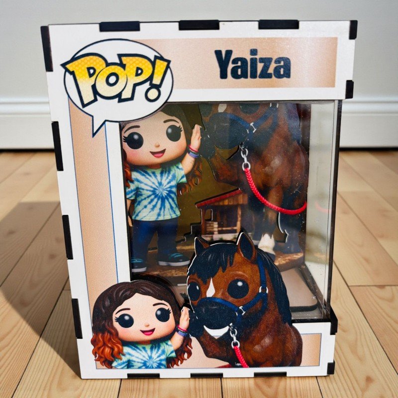 FUNKO DE MADERA HÍPICA