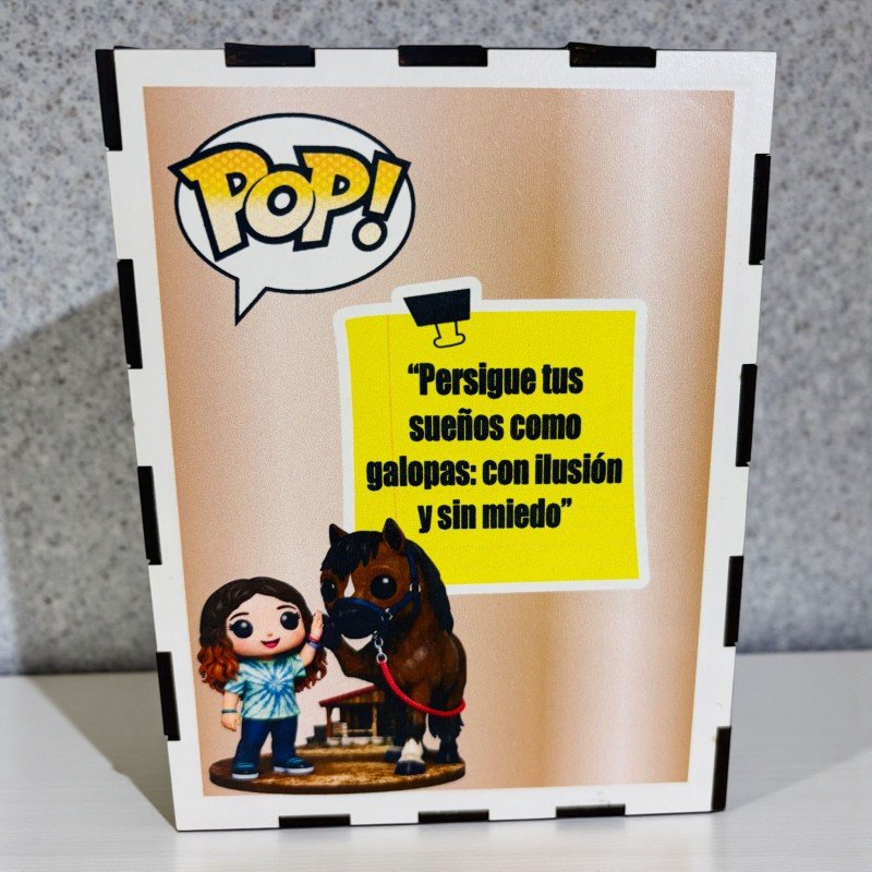 FUNKO DE MADERA HÍPICA