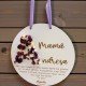 PLACA CON INICIAL Y FRASE