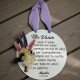 PLACA CON RAMILLETE Y FRASE