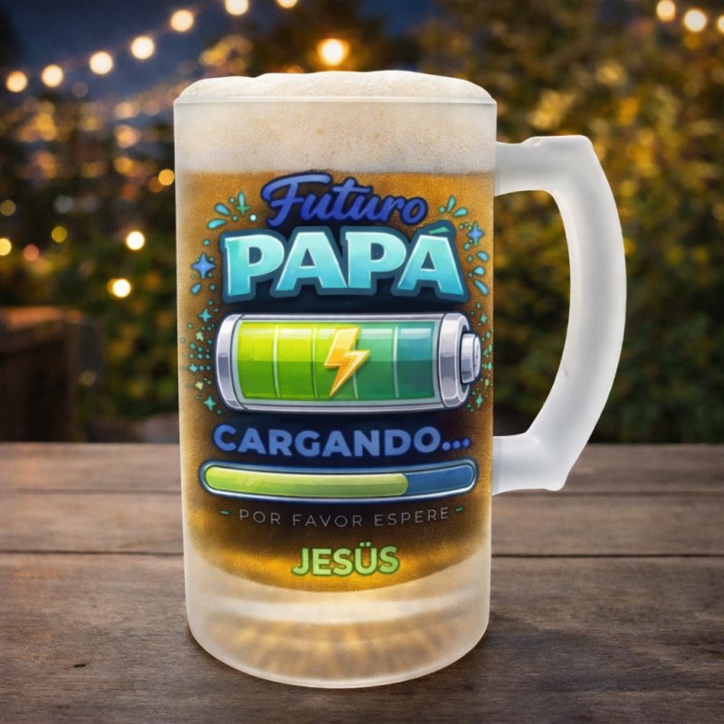 JARRA CERVEZA FUTURO PAPÁ