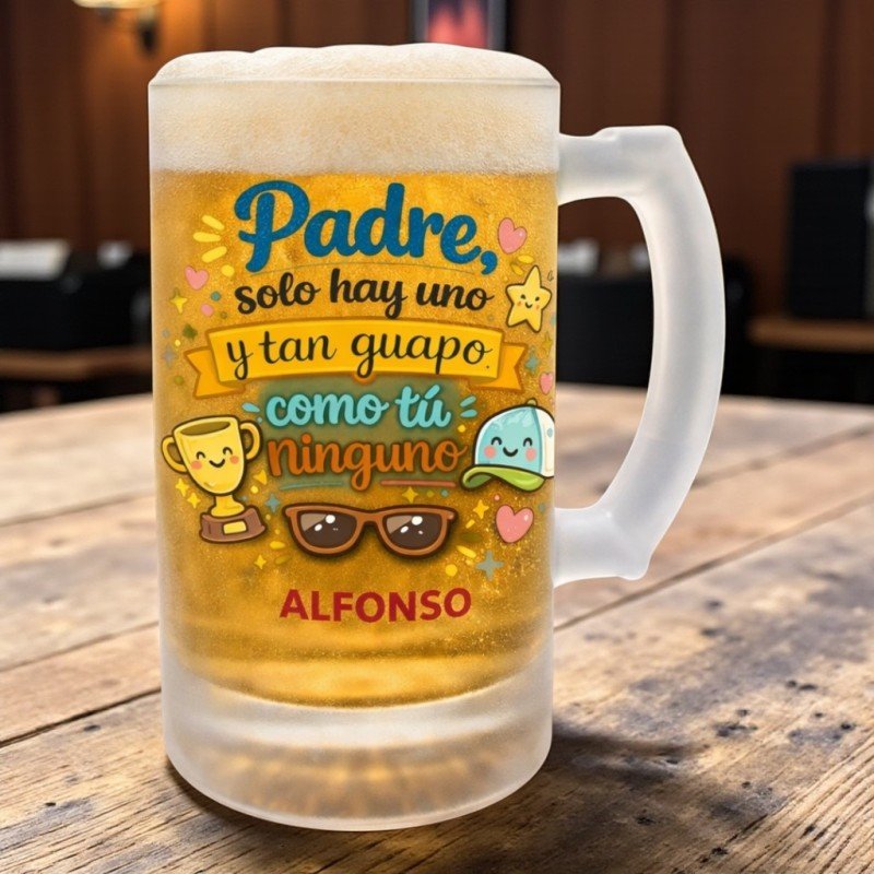 JARRA CERVEZA PADRE SOLO HAY UNO