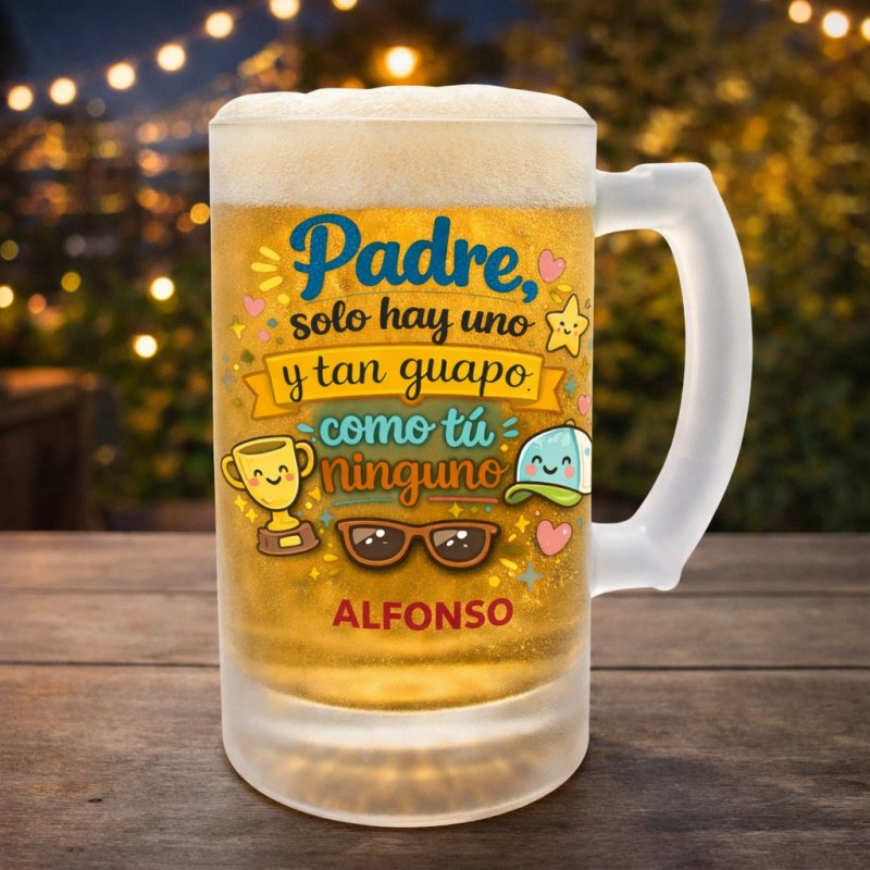 JARRA CERVEZA PADRE SOLO HAY UNO
