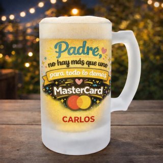 JARRA CERVEZA MASTERCARD