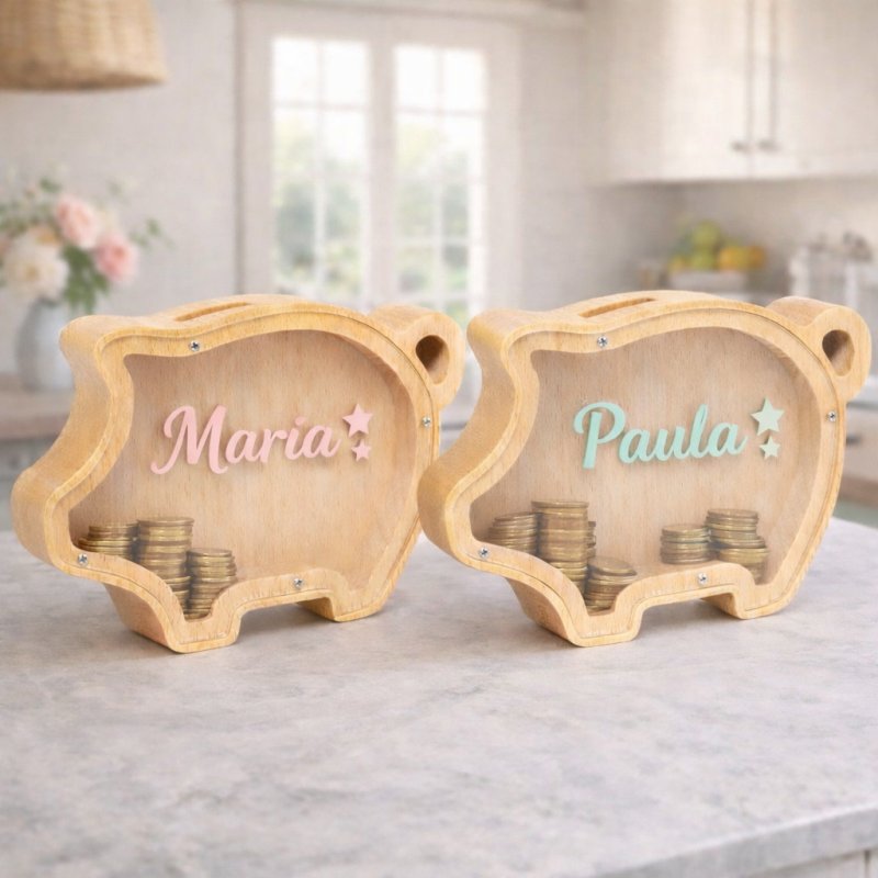 HUCHA CERDITO MADERA