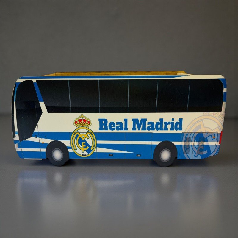 CAJA AUTOBÚS FÚTBOL