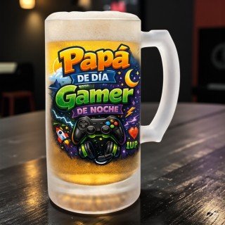 JARRA CERVEZA PAPÁ GAMER
