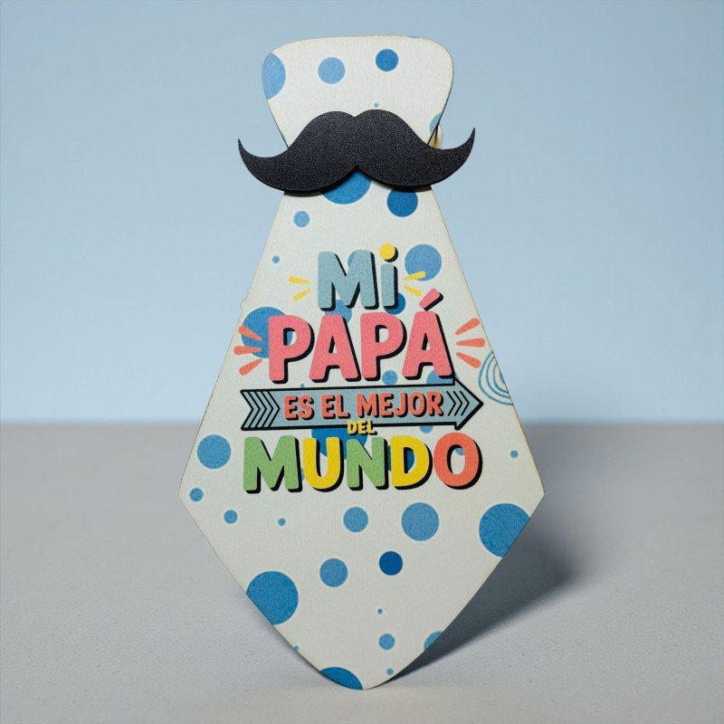 CAJA CORBATA CON BIGOTE