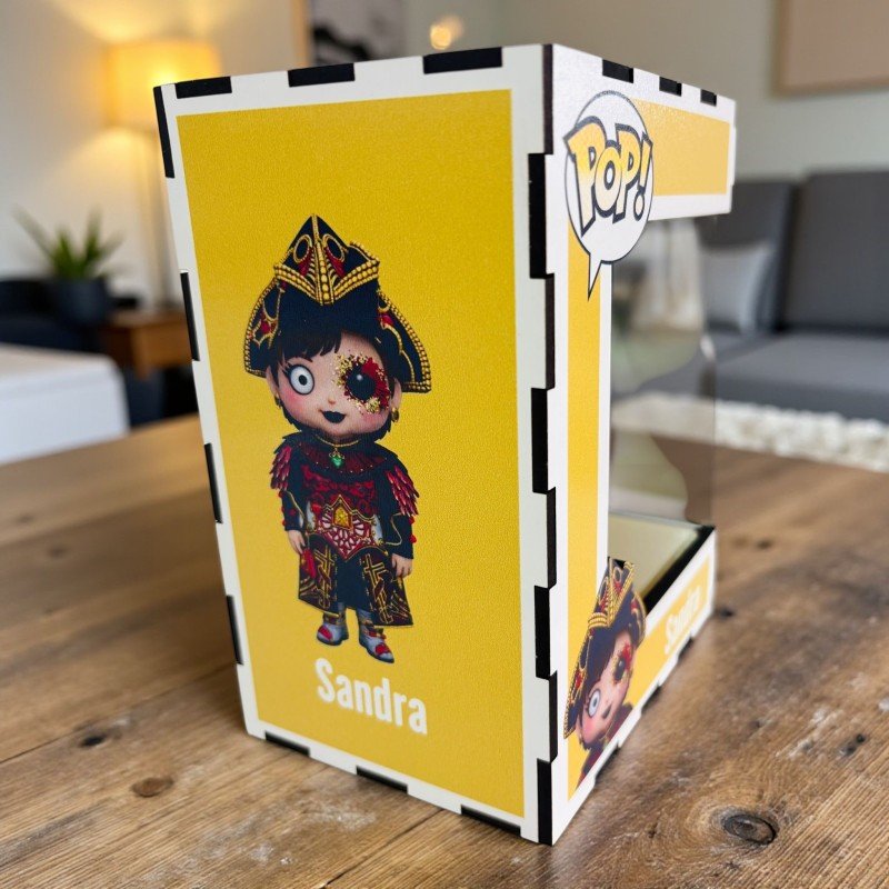 FUNKO DE MADERA PERSONALIZADO CARNAVAL