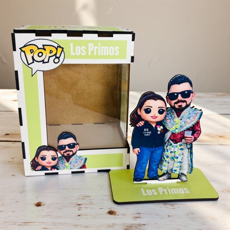 FUNKO DE MADERA PERSONALIZADO CARNAVAL