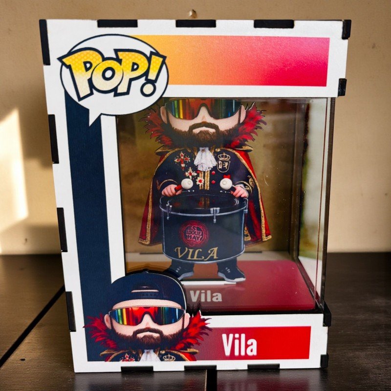 FUNKO DE MADERA PERSONALIZADO CARNAVAL