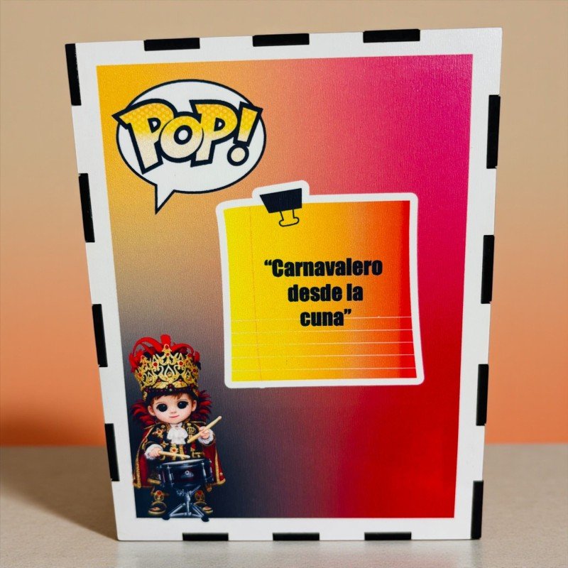 FUNKO DE MADERA PERSONALIZADO CARNAVAL