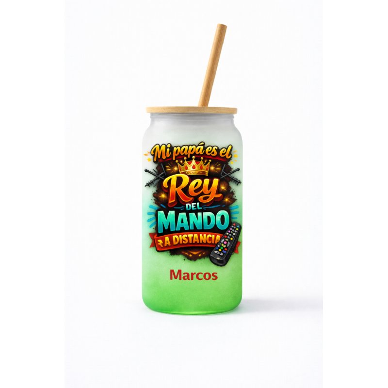 VASO COLOR REY DEL MANDO