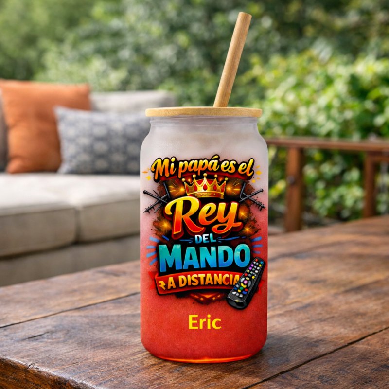 VASO COLOR REY DEL MANDO