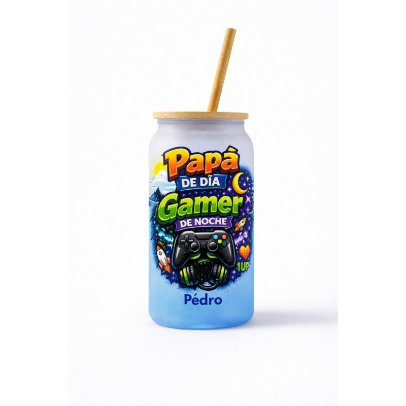 VASO COLOR PAPÁ GAMER