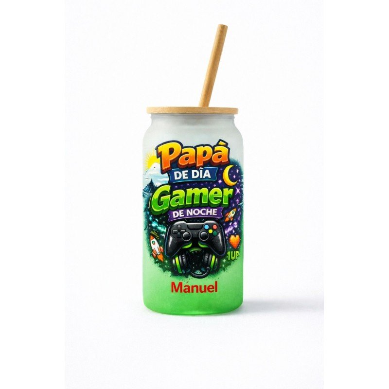VASO COLOR PAPÁ GAMER