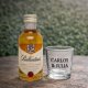 MINIATURA CON ALCOHOL + VASO DE CHUPITO