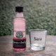 MINIATURA CON ALCOHOL + VASO DE CHUPITO