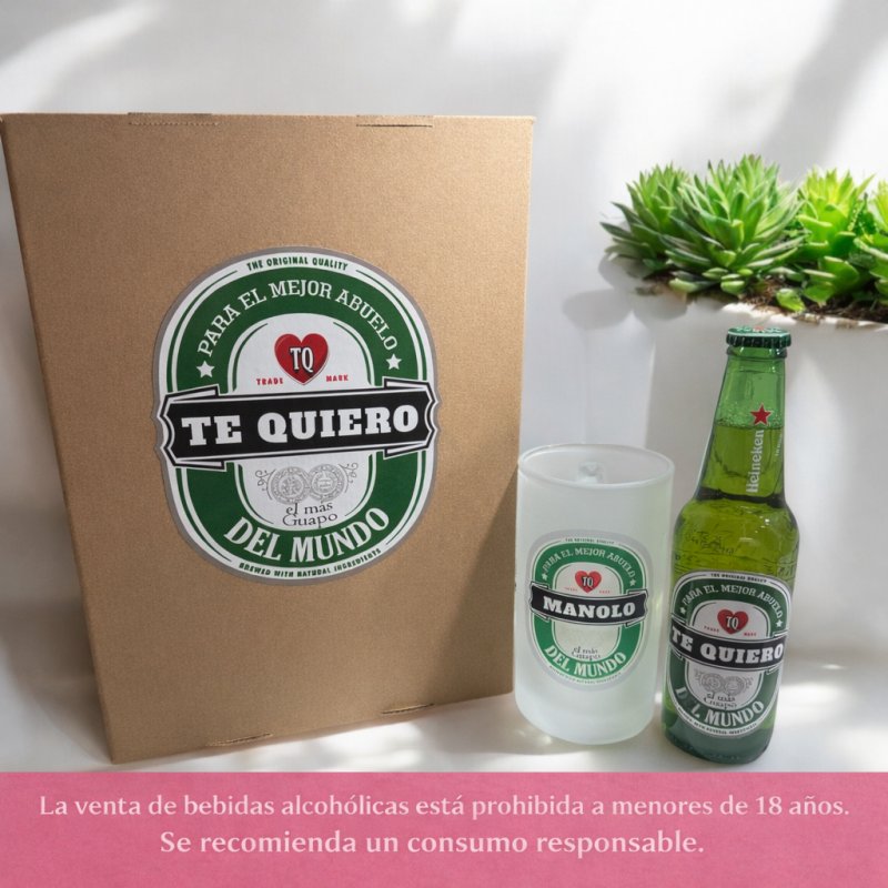 PACK JARRA + CERVEZA HEINEKEN