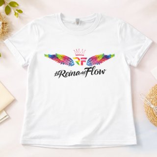CAMISETA REINA DEL FLOW BLANCA