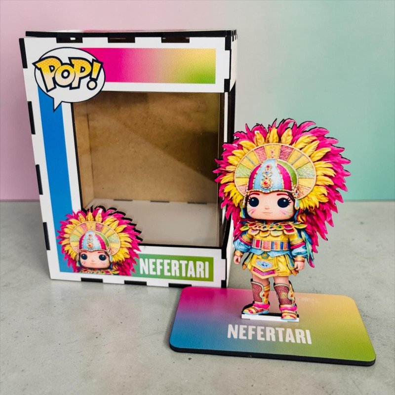 FUNKO DE MADERA PERSONALIZADO CARNAVAL