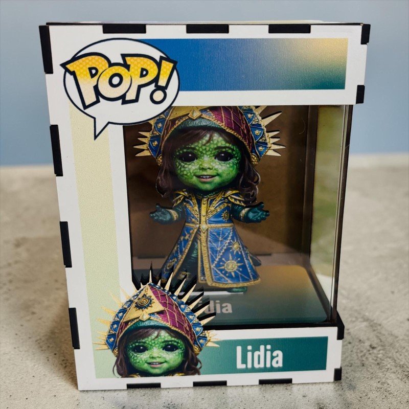 FUNKO DE MADERA PERSONALIZADO CARNAVAL