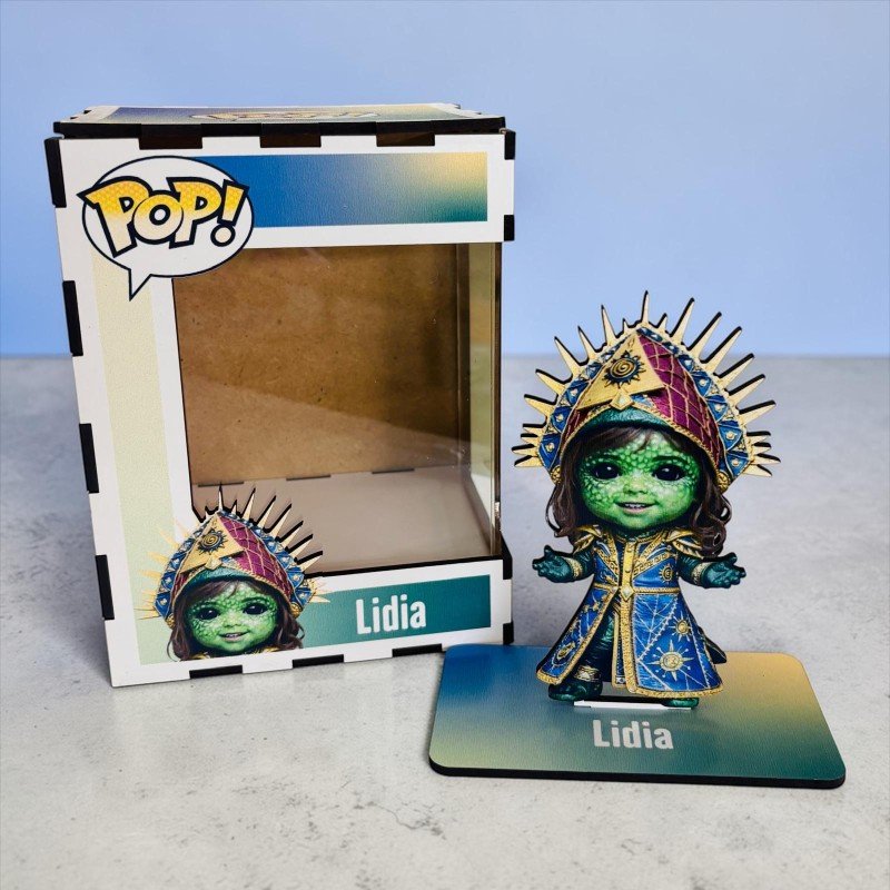 FUNKO DE MADERA PERSONALIZADO CARNAVAL
