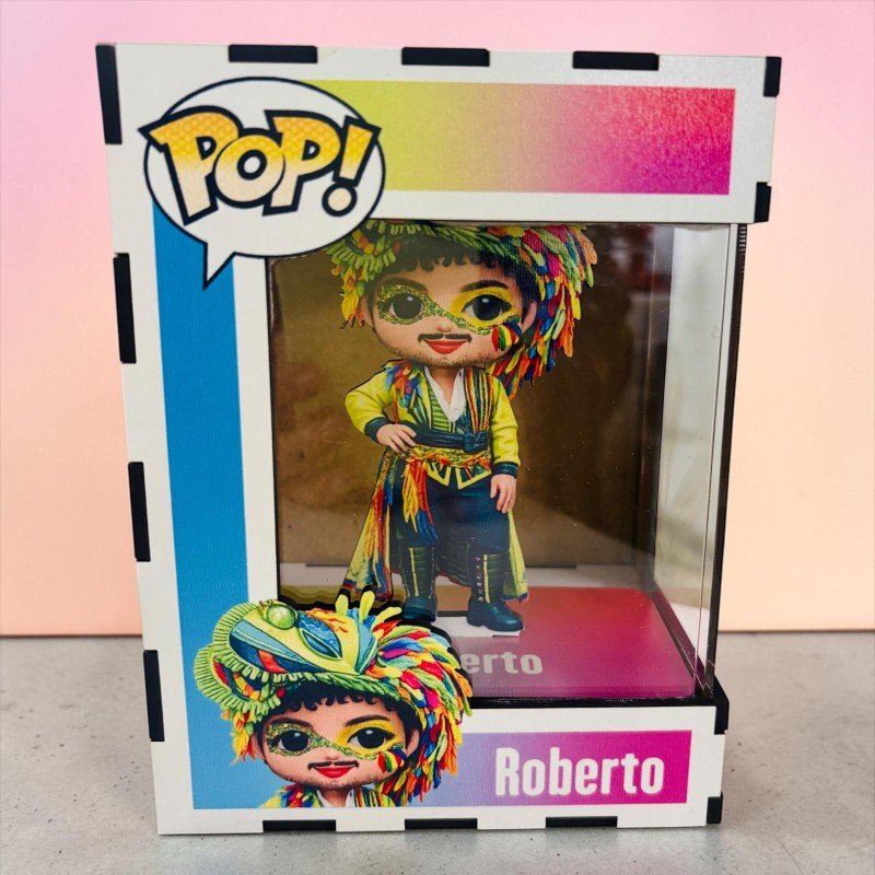 FUNKO DE MADERA PERSONALIZADO CARNAVAL