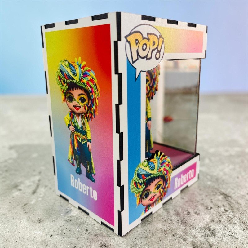 FUNKO DE MADERA PERSONALIZADO CARNAVAL