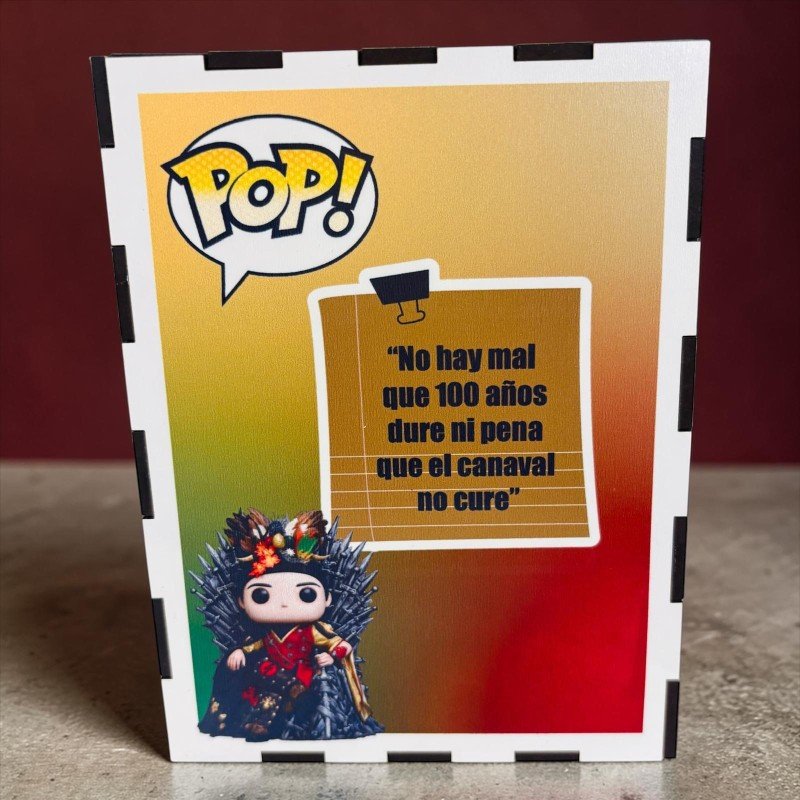 FUNKO DE MADERA PERSONALIZADO CARNAVAL
