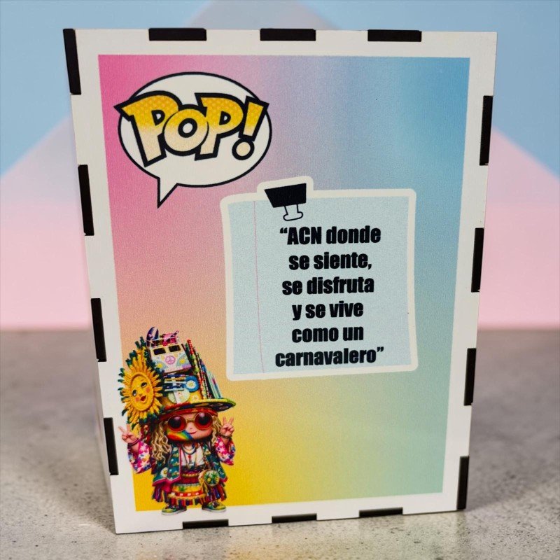 FUNKO DE MADERA PERSONALIZADO CARNAVAL