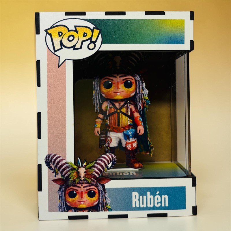 FUNKO DE MADERA PERSONALIZADO CARNAVAL