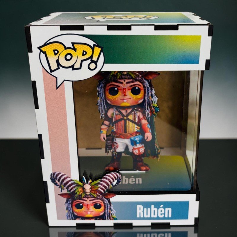 FUNKO DE MADERA PERSONALIZADO CARNAVAL