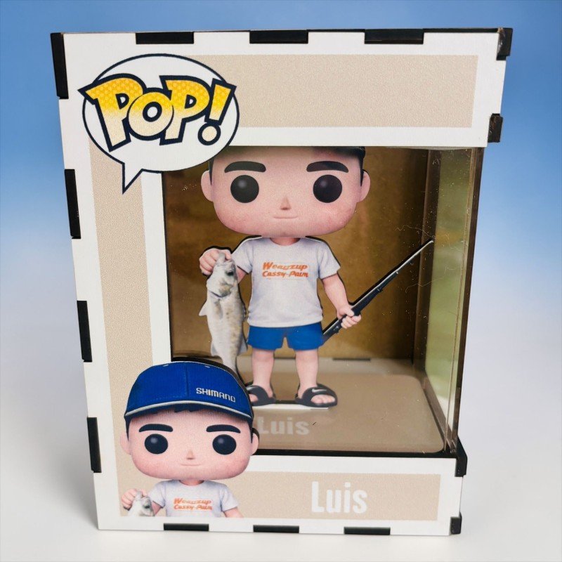 FUNKO DE MADERA PESCA