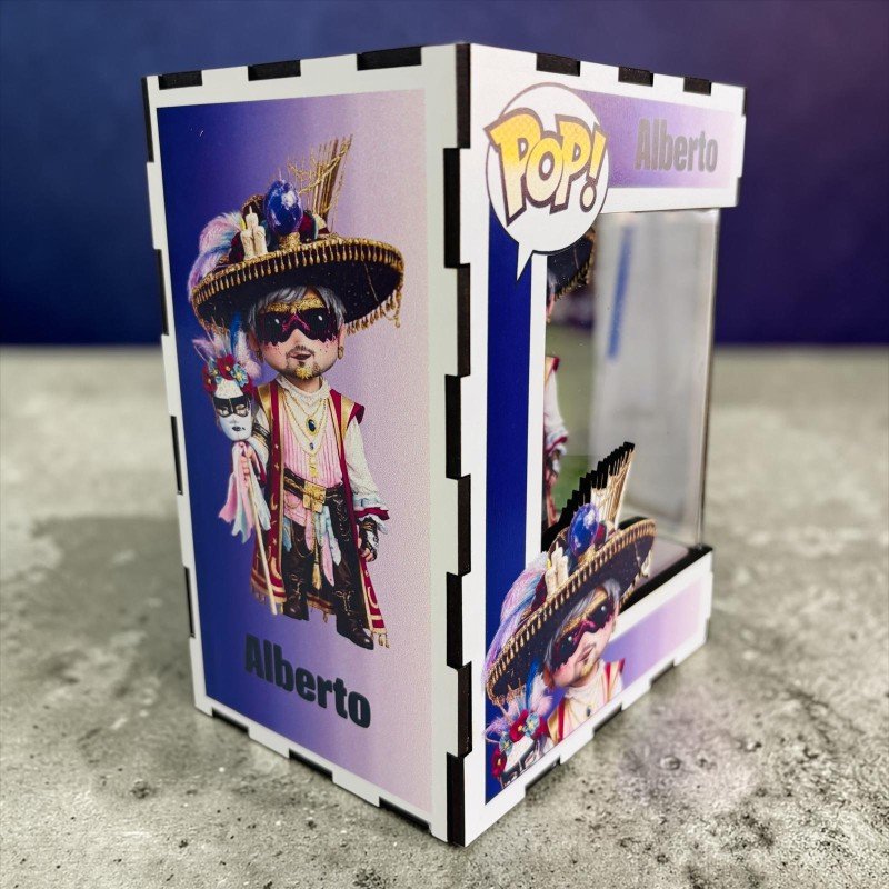FUNKO DE MADERA PERSONALIZADO CARNAVAL