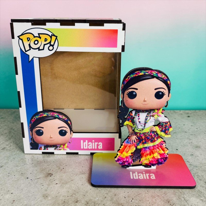 FUNKO DE MADERA PERSONALIZADO CARNAVAL